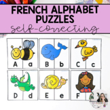 French Self-Correcting Alphabet Puzzles | Casse-têtes de l