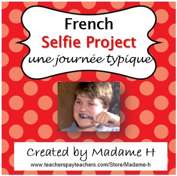 Preview of Une Journée Typique - French Daily Activities Project - Verbes Réfléchis