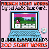 French Digital Sight Words Bundle | French BOOM Cards | Les mots fréquents