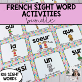 French Sight Words Bundle | High Frequency Words | Mots de