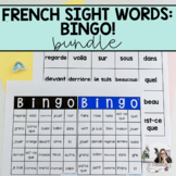 French Sight Word Bingo Bundle | Les mots de haute fréquen