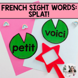 French Sight Words Game | Mots de haute fréquence | Splat! | Jeu
