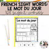 French Sight Words Word of the Day | Mots de Haute Fréquen