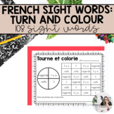 French Sight Words Spin and Colour | Mots de haute fréquen