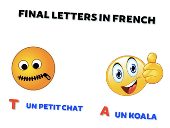 French Silent Letters (and not) by Prof Aline | Teachers Pay Teachers