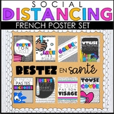 French Social Distancing Poster Kit | COVID-19 Bulletin Board