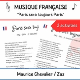 French Song: "Paris sera toujours Paris" - Maurice Chevali