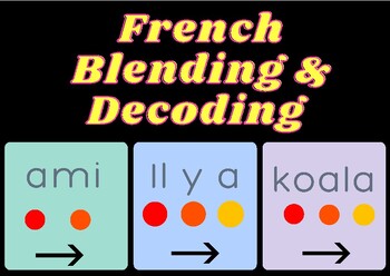 Preview of French Sound Blending & Decoding