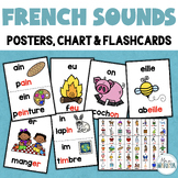 Les sons complexes: French sound posters, flashcards and chart