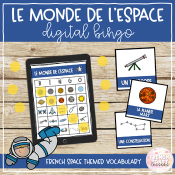 Preview of French Space Digital BINGO | L'espace