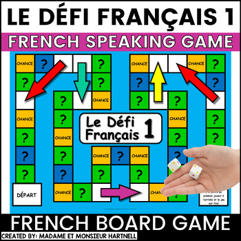 Preview of French Speaking Activity Game 1 - Jeu de la communication orale