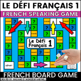 French Speaking Activity Game 1 - Jeu de la communication orale