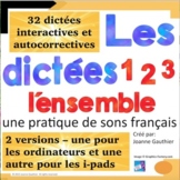French Spelling Bundle 32 dictées interactives 