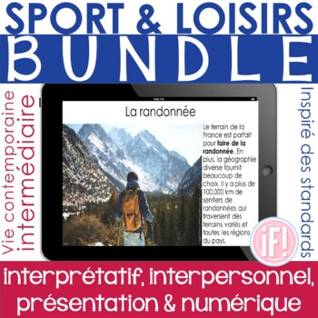 Preview of French Sports & Activities BUNDLE