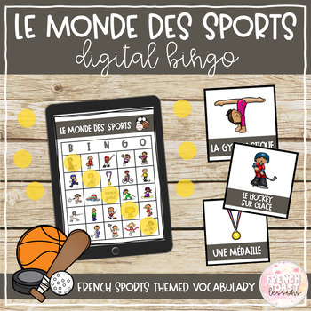 Preview of French Sports Digital BINGO | Les sports