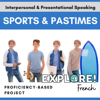 Preview of French | Sports & Pastimes - Proficiency-Based Project (EDITABLE!)