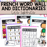 French Sports Vocabulary Word Wall Cards | Cartes de vocab