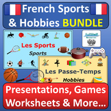 French Sports and Hobbies Units Les Loisirs Free Time in F