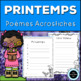 French Spring Acrostic Poems | Poèmes Acrostiches Printemps - Écriture ...