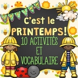 French Spring Activities and Vocabulary Package - LE PRINTEMPS