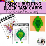 French Spring Building Block Task Cards Primary - Early Fi