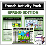 Core French Immersion Spring Printemps Bundle - Activity P