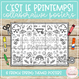 French Spring Collaborative Posters & Colouring Pages | Le