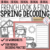 French Spring Decoding Vowel Sounds Worksheets - le printemps