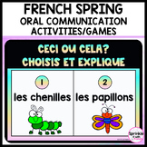 French Spring Oral Communication Activities and Games