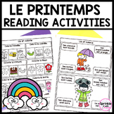 French Spring Reading Activities | Les activités de lectur