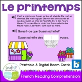 French Spring Reading Comprehension | Printable & Digital 