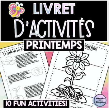 French Spring Reading Comprehension and Activity Book - le printemps