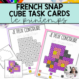 French Spring Snap Cube Task Cards for Primary - Early Fin
