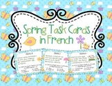French Spring Task Cards - Le printemps