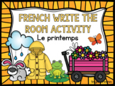 French Spring Write The Room | Le Printemps | Écris La Salle
