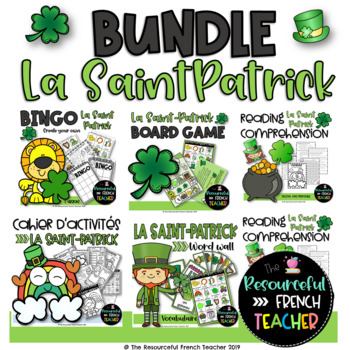 Preview of French St. Patrick's Day Bundle/ Ensemble La Saint-Patrick