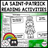 French St. Patrick's Day Reading Activities