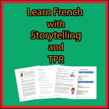 Preview of French Stories - TPR Teaching