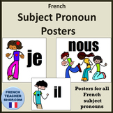 French Subject Pronoun Posters