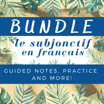 Preview of French Subjunctive Bundle