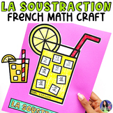 French Subtraction Craft | La Soustraction | French Math Craft
