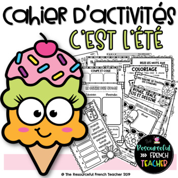 Preview of French Summer Activities / Cahier d'activités de L'été
