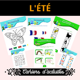 French Summer Activities   - Été - Ensemble d'activités