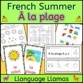 French Summer Beach Vacation Resources - A la plage - acti