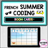 French Summer Coding Boom Cards™️ | Le codage d'été Boom Cards™️