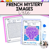 French Summer Colour by Code Mystery Images | Colorie par 