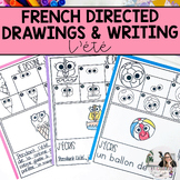 French Summer Directed Drawing & Writing Activity | Les de