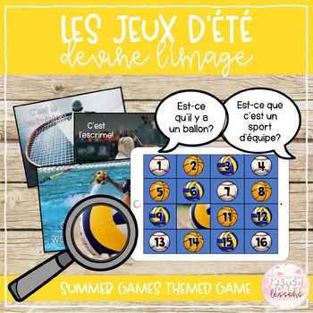 Preview of French Summer Games Guess the Image Digital Game/Paris 2024 | Les sports