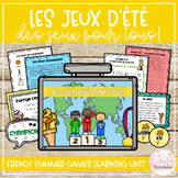 French Summer Olympic Games Learning Unit/Les Jeux Olympiq