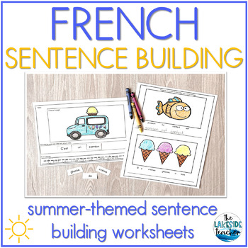 Summer cut and paste worksheets